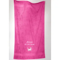 Collectie in badstof voor kids, geborduurde eenhoorn, gepersonaliseerd