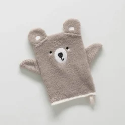 Collectie in badstof voor kids met beertjesbordursel, gepersonaliseerd