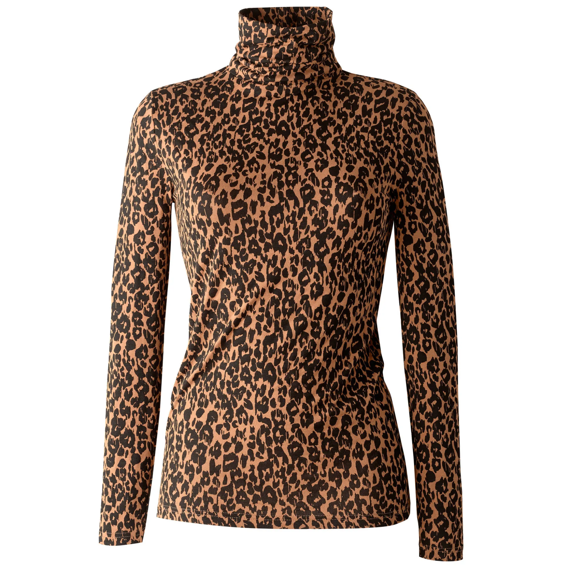 Coltrui met dierenhuidprint, stretchviscose