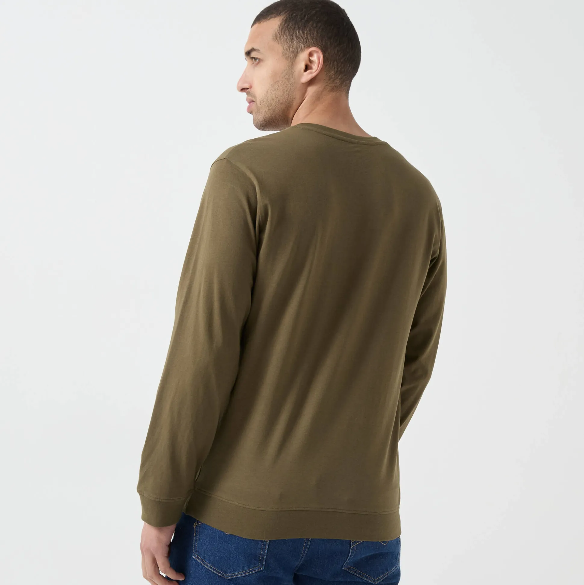 Comfortabel Henley T-shirt met lange mouwen - set van 2