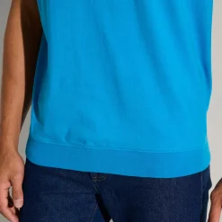 Comfortabel Henley T-shirt met korte mouwen - biologisch katoen