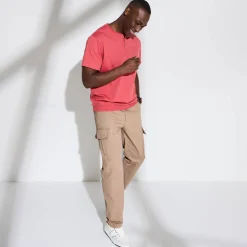 Comfortabel Henley T-shirt met korte mouwen - biologisch katoen