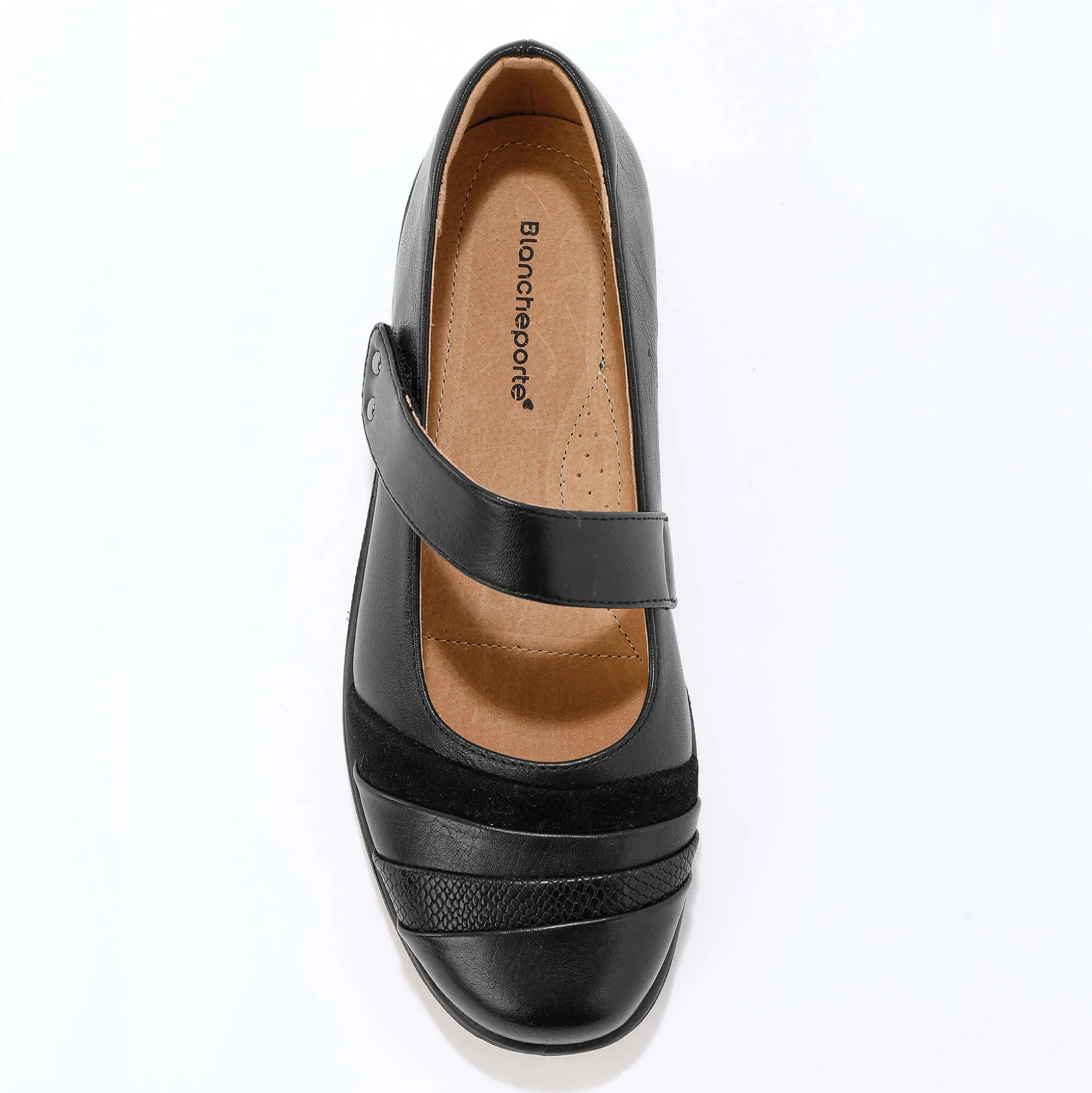 Comfortabele, brede schoenen met scratchsluiting