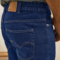 Comfortabele jeans met elastische tailleband - binnenpijplengte 82 cm