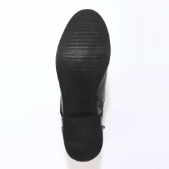 Comfortabele leren bottines met veters