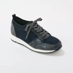 Comfortabele sneakers met fantasietricot
