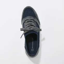 Comfortabele sneakers met fantasietricot
