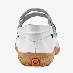 Comfortschoenen in ultrasoepel leer - wit