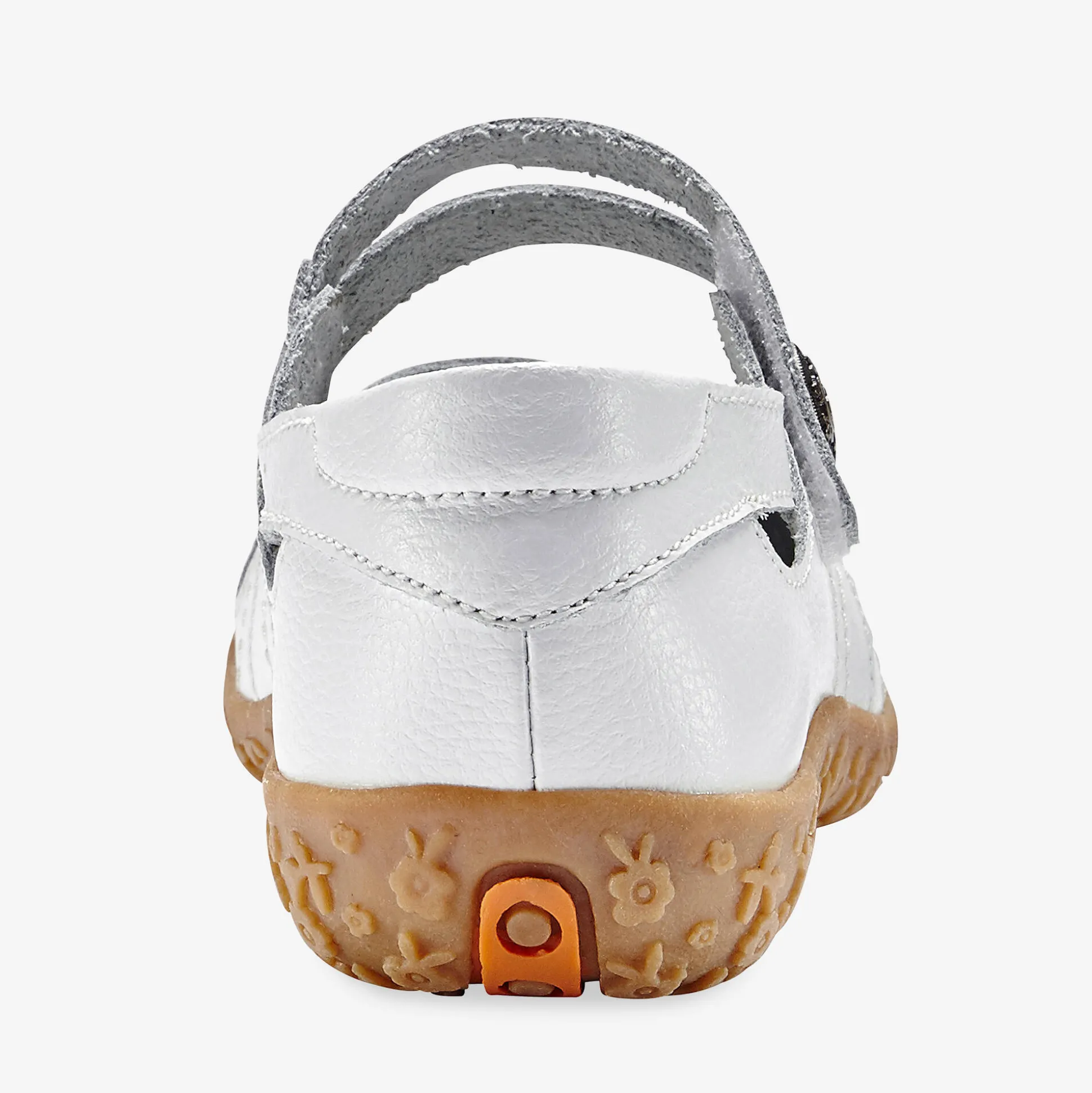 Comfortschoenen in ultrasoepel leer - wit