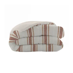 Dekbed in microvezel met bajadèrestrepen 200 g/m²