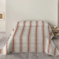 Dekbed in microvezel met bajadèrestrepen 200 g/m²