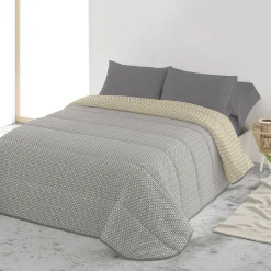 Dekbed in microvezel met grafische microprint 200 g/m²