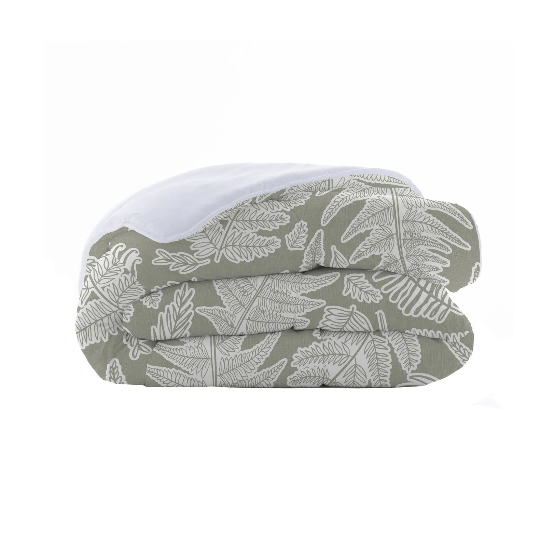 Dekbed in microvezel met herbarium-print 200 g/m²