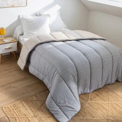Dekbed in microvezel met grafische print 400 g/m2