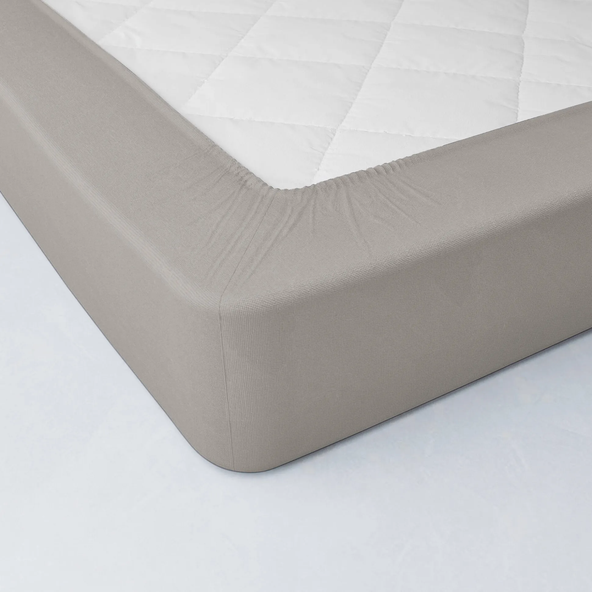Drap-housse uni flanelle bonnets 32 cm