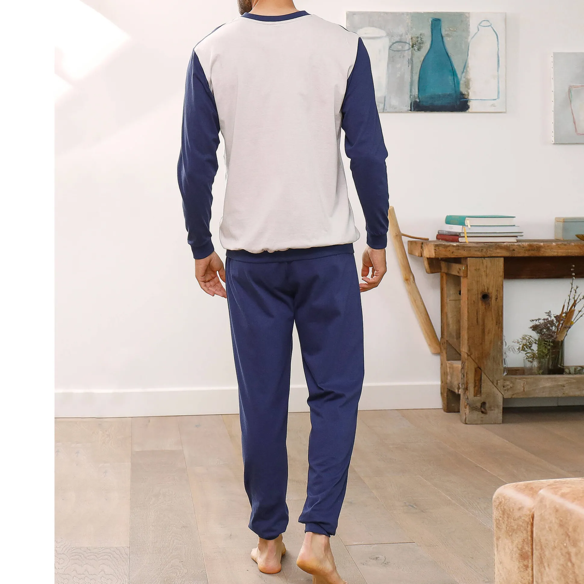 Driekleurige pyjama - set van 2