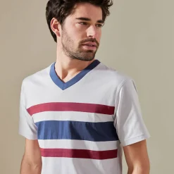 Driekleurige shortama - set van 2