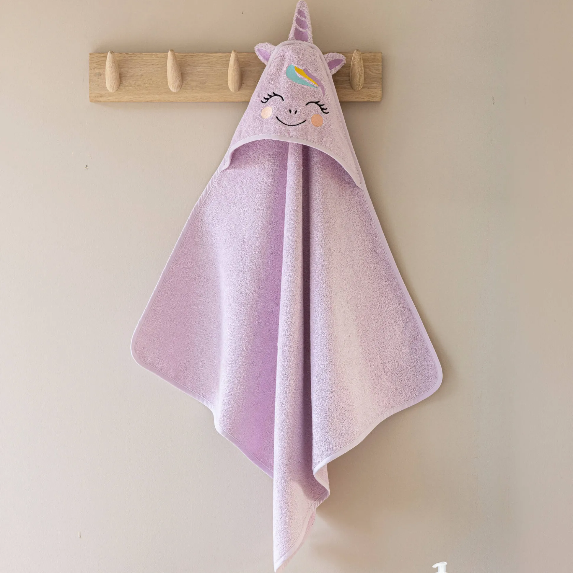 Eenhoorn babybadcape