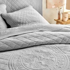 Effen bedsprei in boutisstijl Cassandre