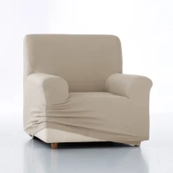 Effen, bi-rekbare hoes voor fauteuil en zitbank