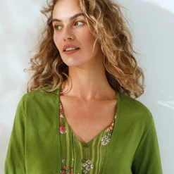 Effen bolero met 3/4-mouwen