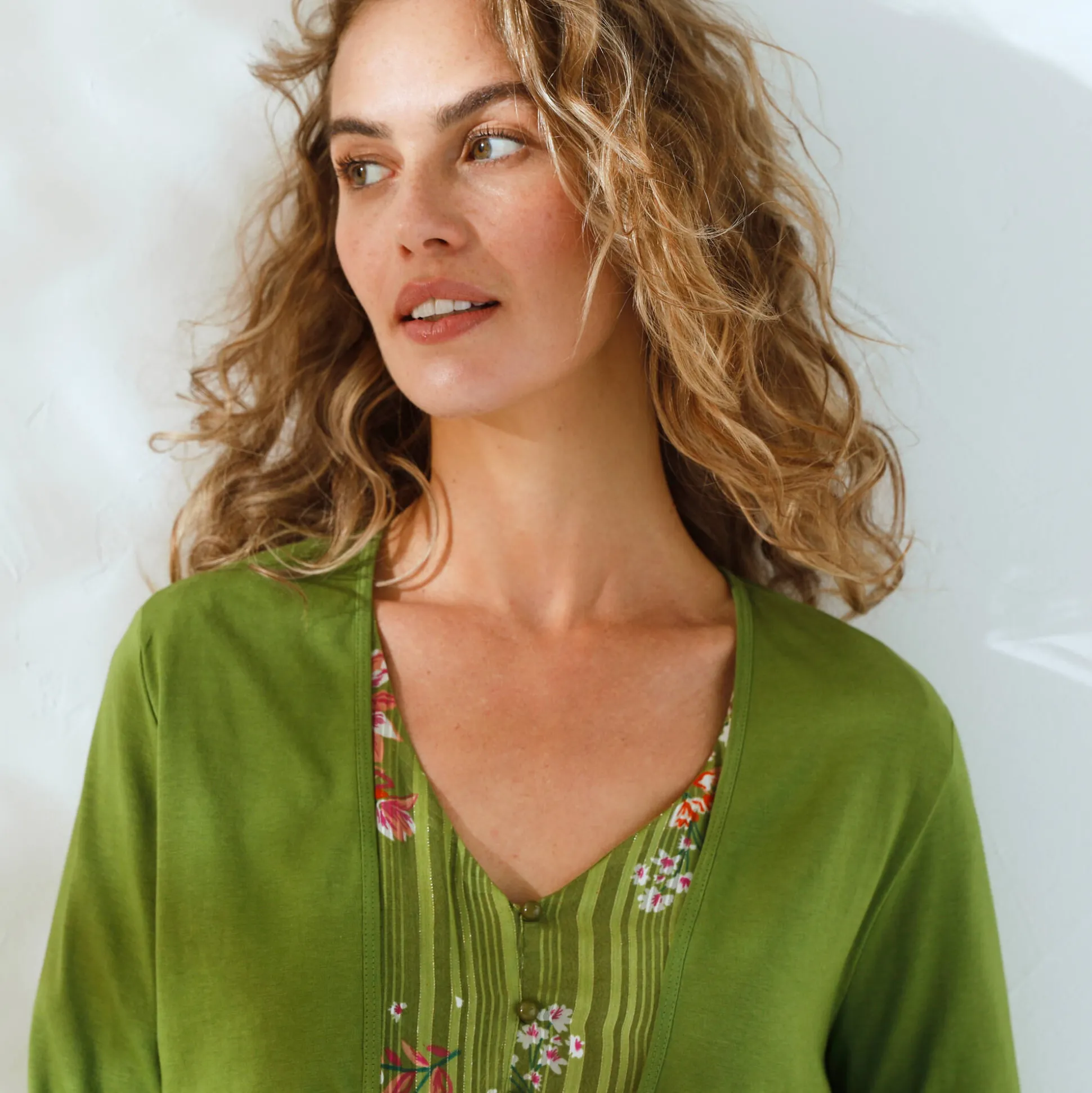 Effen bolero met 3/4-mouwen