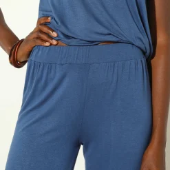 Effen bolstaande 3/4-broek
