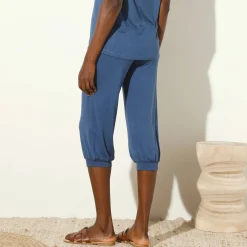 Effen bolstaande 3/4-broek