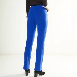 Effen bootcut legging, elastische taille