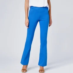 Effen bootcut legging, elastische taille