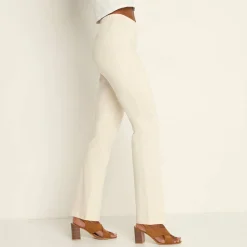 Effen bootcut legging, elastische taille