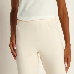 Effen bootcut legging, elastische taille