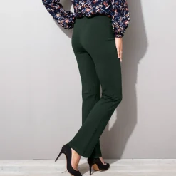Effen bootcut legging, elastische taille