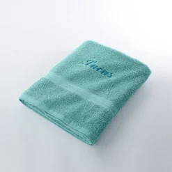 Effen handdoek, zacht comfort, personaliseerbaar