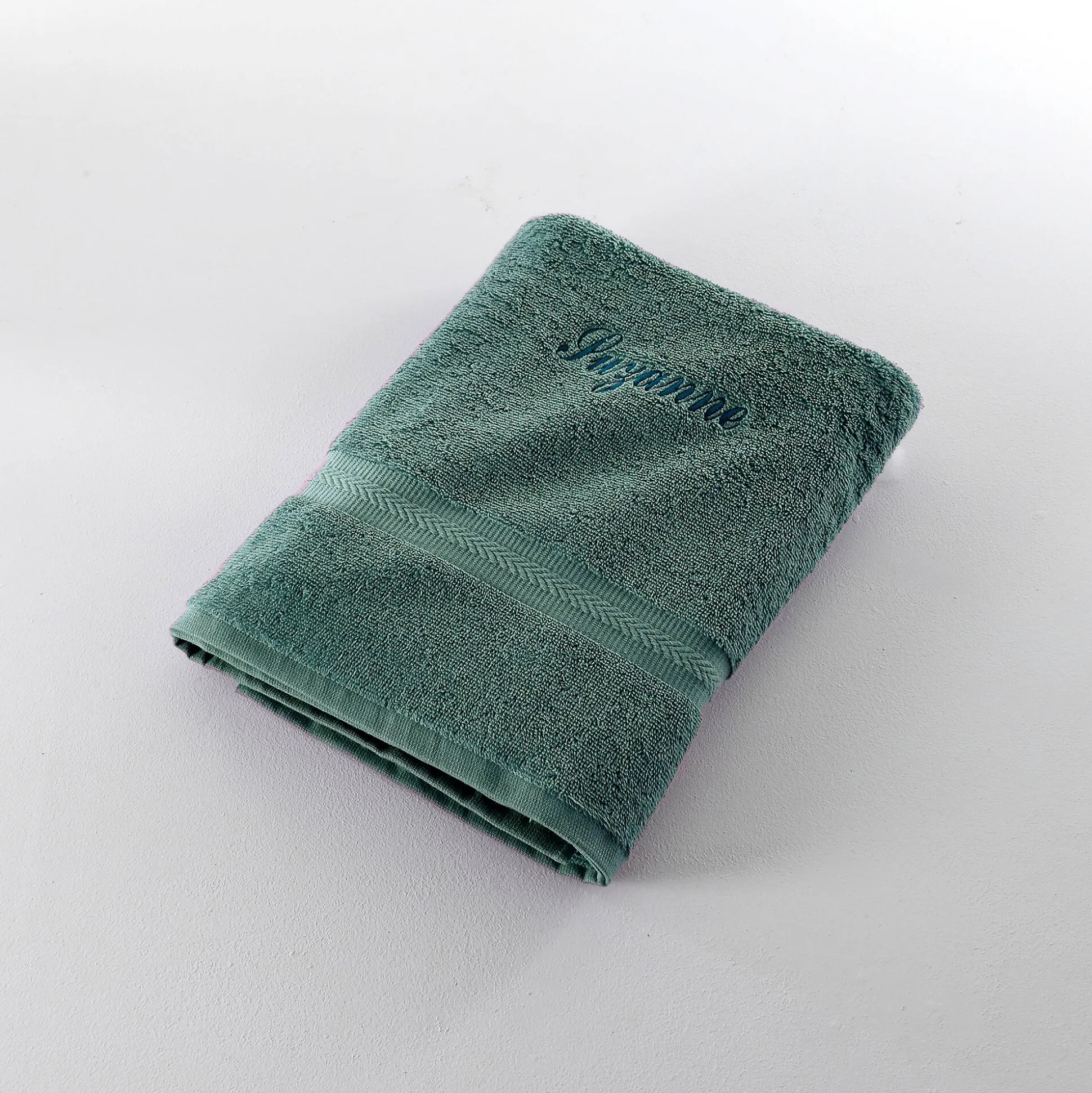 Effen handdoek, zacht comfort, personaliseerbaar