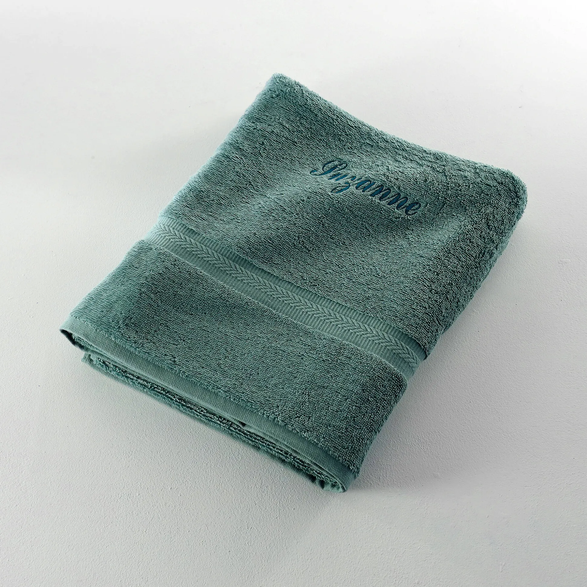 Effen handdoek, zacht comfort, personaliseerbaar