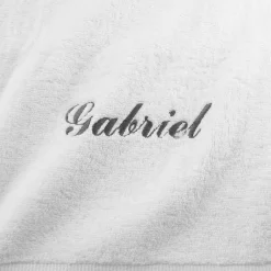 Effen handdoek, zacht comfort, personaliseerbaar