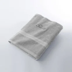 Effen handdoek, zacht comfort, personaliseerbaar