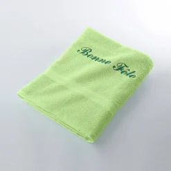 Effen handdoek, zacht comfort, personaliseerbaar