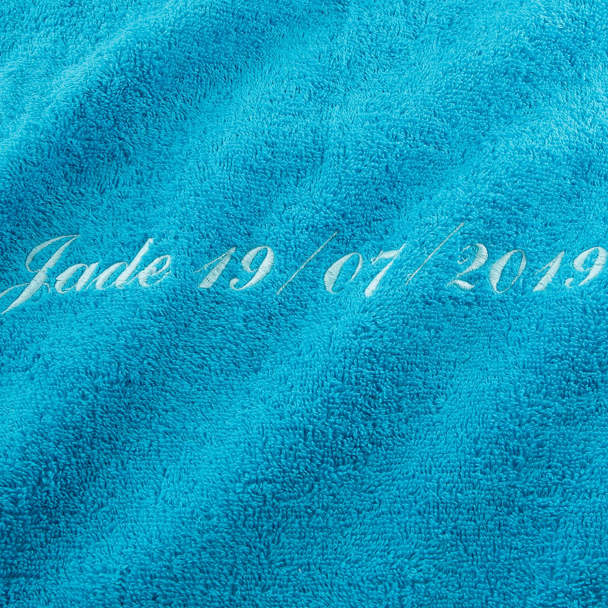 Effen handdoek, zacht comfort, personaliseerbaar