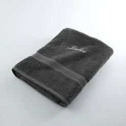 Effen handdoek, zacht comfort, personaliseerbaar