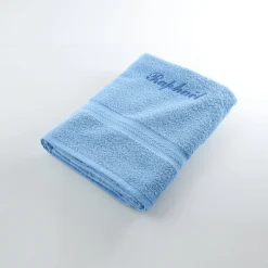 Effen handdoek, zacht comfort, personaliseerbaar