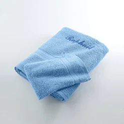 Effen handdoek, zacht comfort, personaliseerbaar