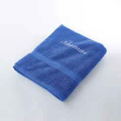 Effen handdoek, zacht comfort, personaliseerbaar