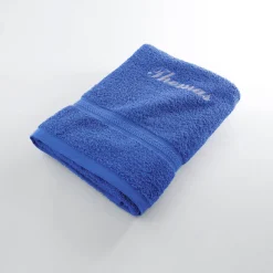 Effen handdoek, zacht comfort, personaliseerbaar
