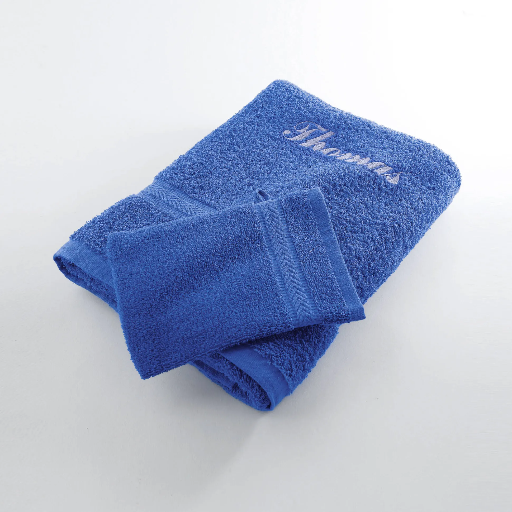 Effen handdoek, zacht comfort, personaliseerbaar