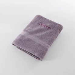 Effen handdoek, zacht comfort, personaliseerbaar
