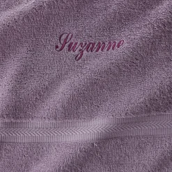 Effen handdoek, zacht comfort, personaliseerbaar