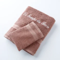 Effen handdoek, zacht comfort, personaliseerbaar