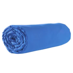 Effen hoeslaken in polyester-katoen, hoekdiepte 32 cm
